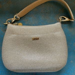 Eric Javits Metallic Gold woven purse